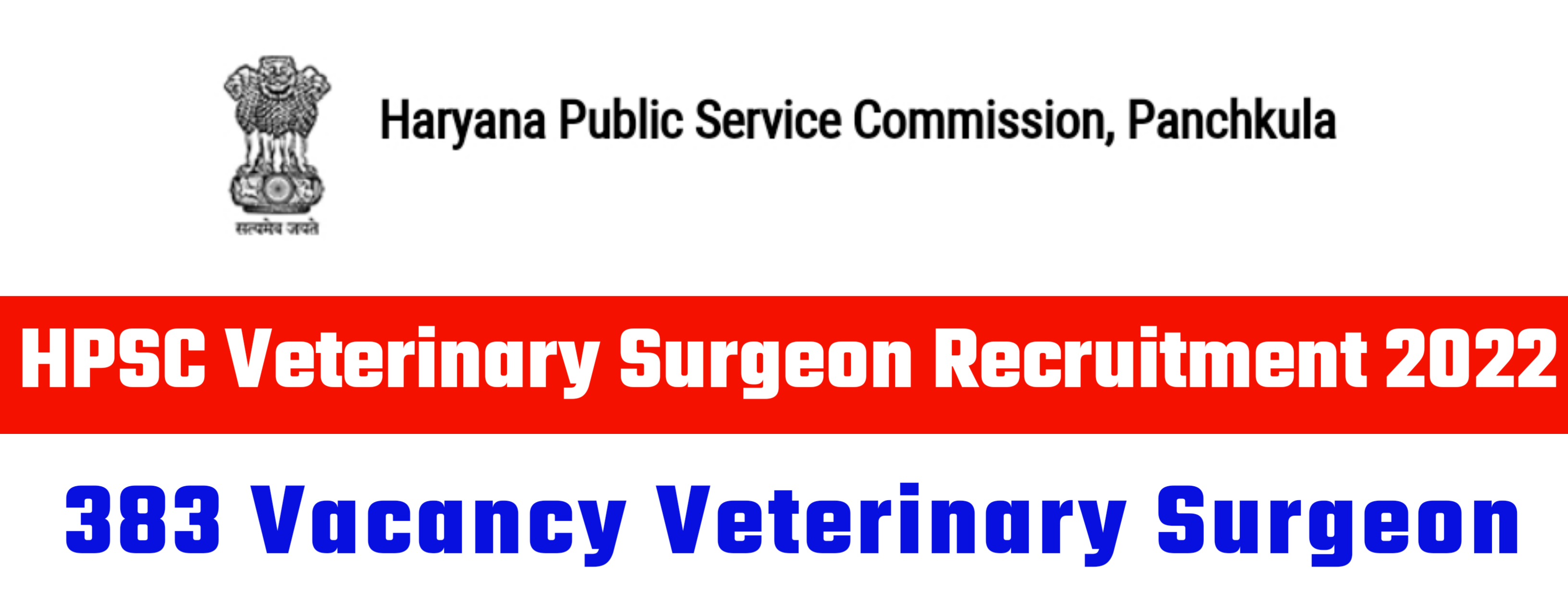 HPSC Veterinary Surgeon Recruitment 2022