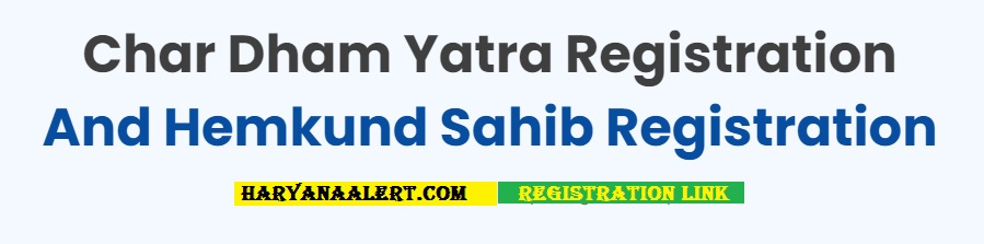 Char Dham Yatra Registration 2024